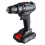 (Two Batteries, EU Plug) 25V Cordless Electric Drill Bits Screwdriver Kit Handheld Power Tool + Battery 3
