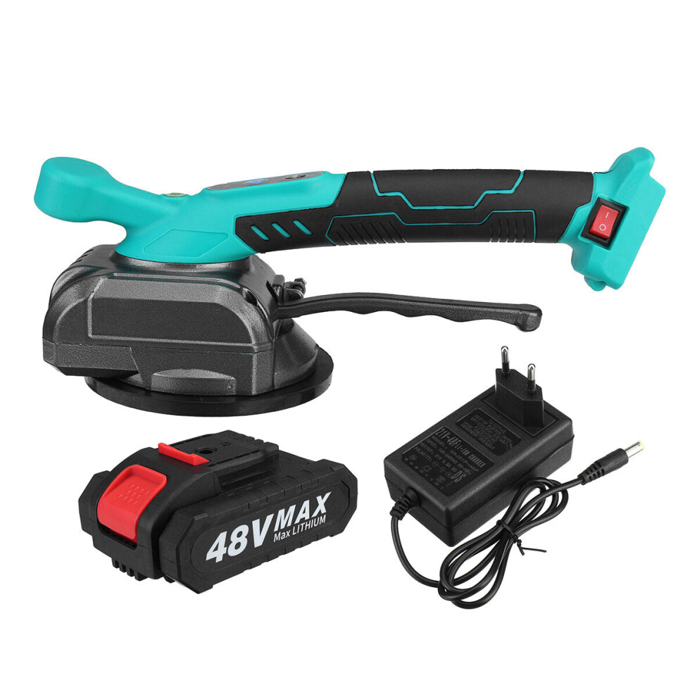 Greenzech (One Battery) 48V Dc Tile Tiling Machine Vibrator Suction Fit For 100Kg 120X120cm Ceramic Floor