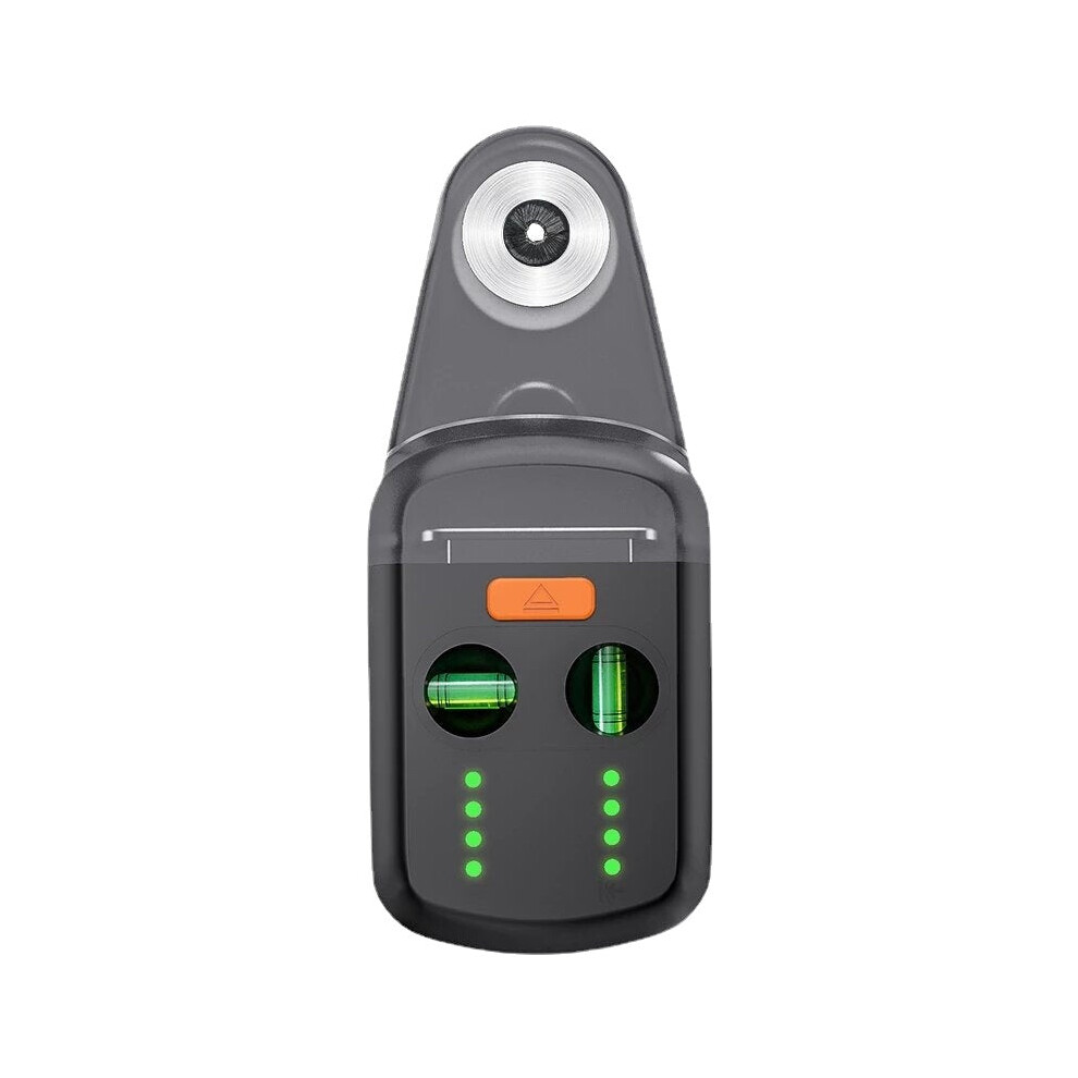 (Green) Laser Level Support Drill Dust Collector Electric Vacuum Suction Tool Two Bubbles L-Shape Bracket, Drilling BOX Support