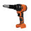(One Battery EU Plug) 21V Electric Rivet Cordless Rivet Nut Drill Insert Nut Pull Riveting Tool 2.4-4.8mm With LED Light 2