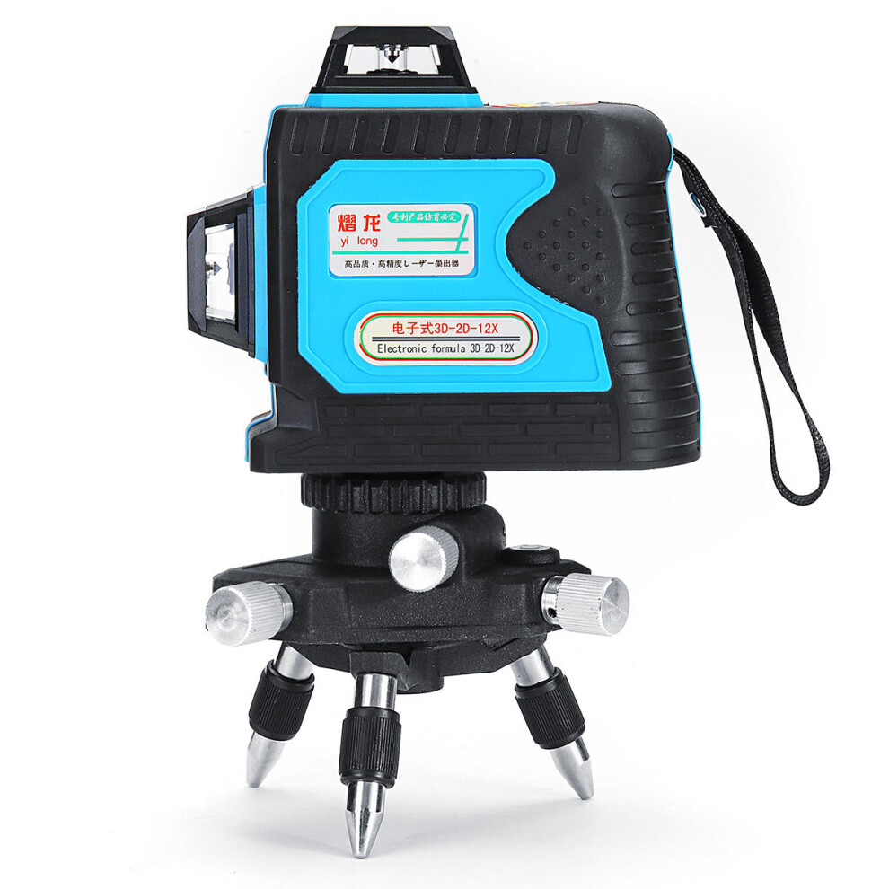 12 Lines 3D 360 Waterproof Level Precision Self Leveling and Remote Control