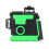 (Blue) 3D 12 Cross Line Laser Line Laser Spirit Level Automatic Self Leveling 7