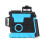 (Blue) 3D 12 Cross Line Laser Line Laser Spirit Level Automatic Self Leveling 6