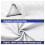 (Stripe Pillow Cover 4-Pack, White Bed Sheet 40cm Stripe Pattern) 40cm Stripe Fitted Bed Sheets Single Double King 4