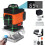 (US Plug) 16 Lines 3D 360 Green Laser Level Self-Leveling Cross Line Horizontal LCD Tool 3