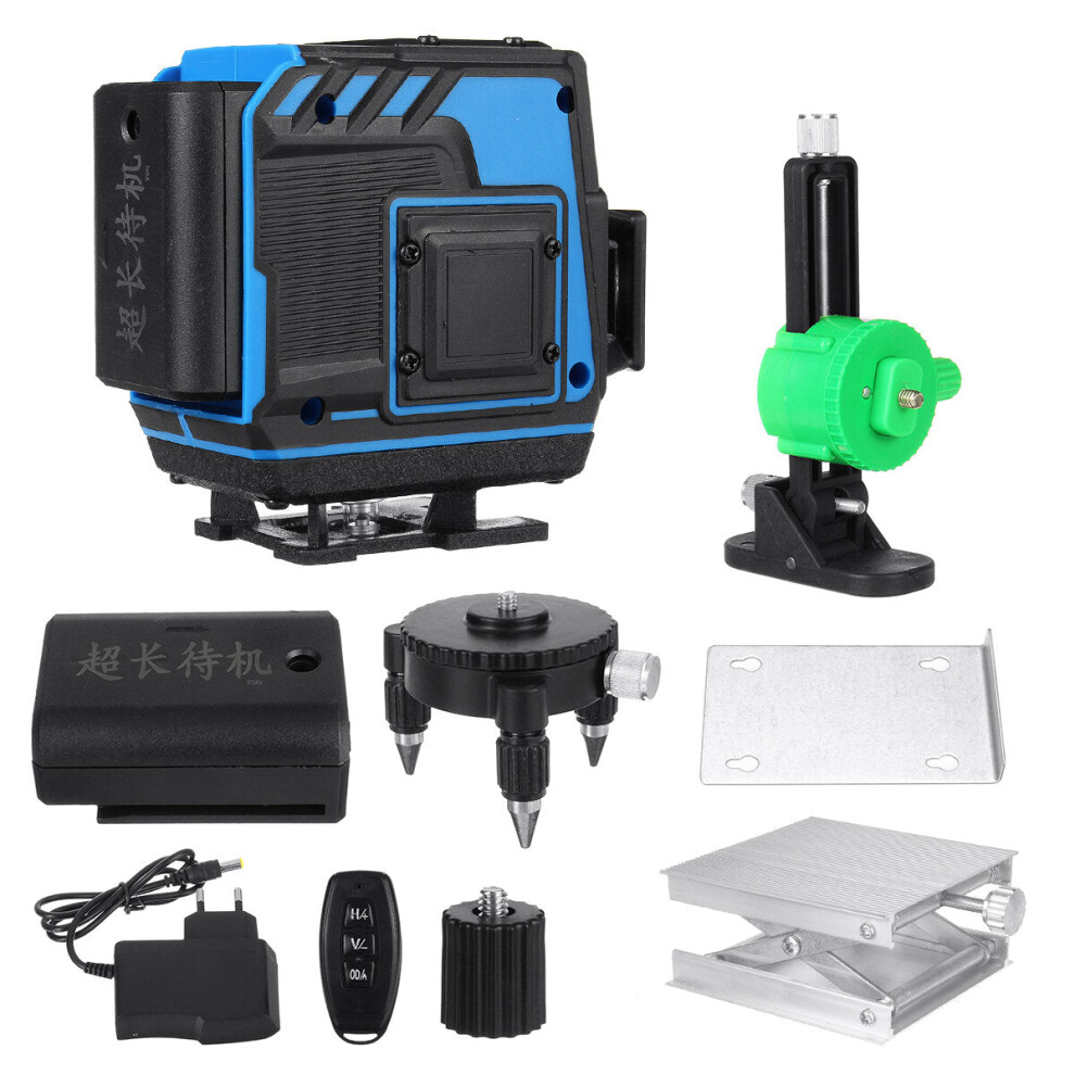 (Au Plug, 8 Line) 16/12/8 Line 360 Horizontal And Vertical Laser Level Self-Leveling Measurement Super Strong Green Laser 8727971263853