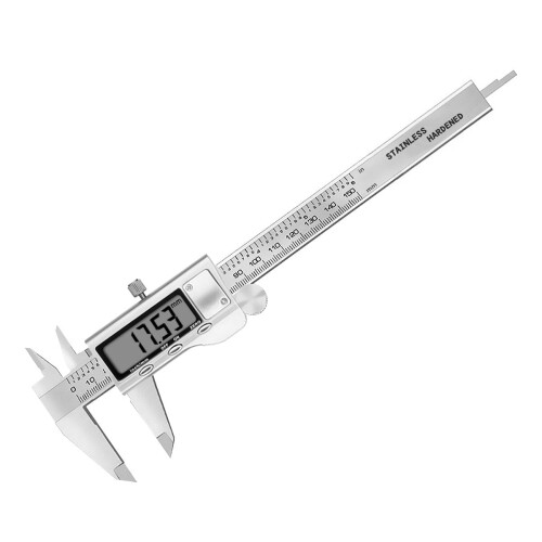 150mm 6 inch LCD Digital Stainless Caliper Guage Metric Conversion & Zero Buttons 2