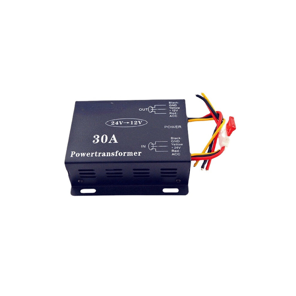 (30A) Vehicle Car DC 24V to 12V 6A 10A 15A 20A 30A Power Supply Transformer Converter