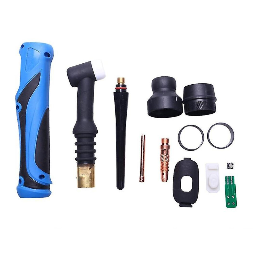 Wp-26f Tig Torch Body Tig26f Argon Welding Torch Head Wp26 Flex Air Cooled Gas Tungsten Arc Welding