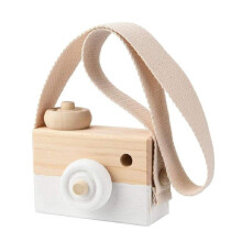 White Room Decoration Camera, Airlxf Baby Kids Cute Mini Sharpe Toy Neck Hanging Photographed Props for Baby Toddlers Children Kids' Room Hanging Dcor