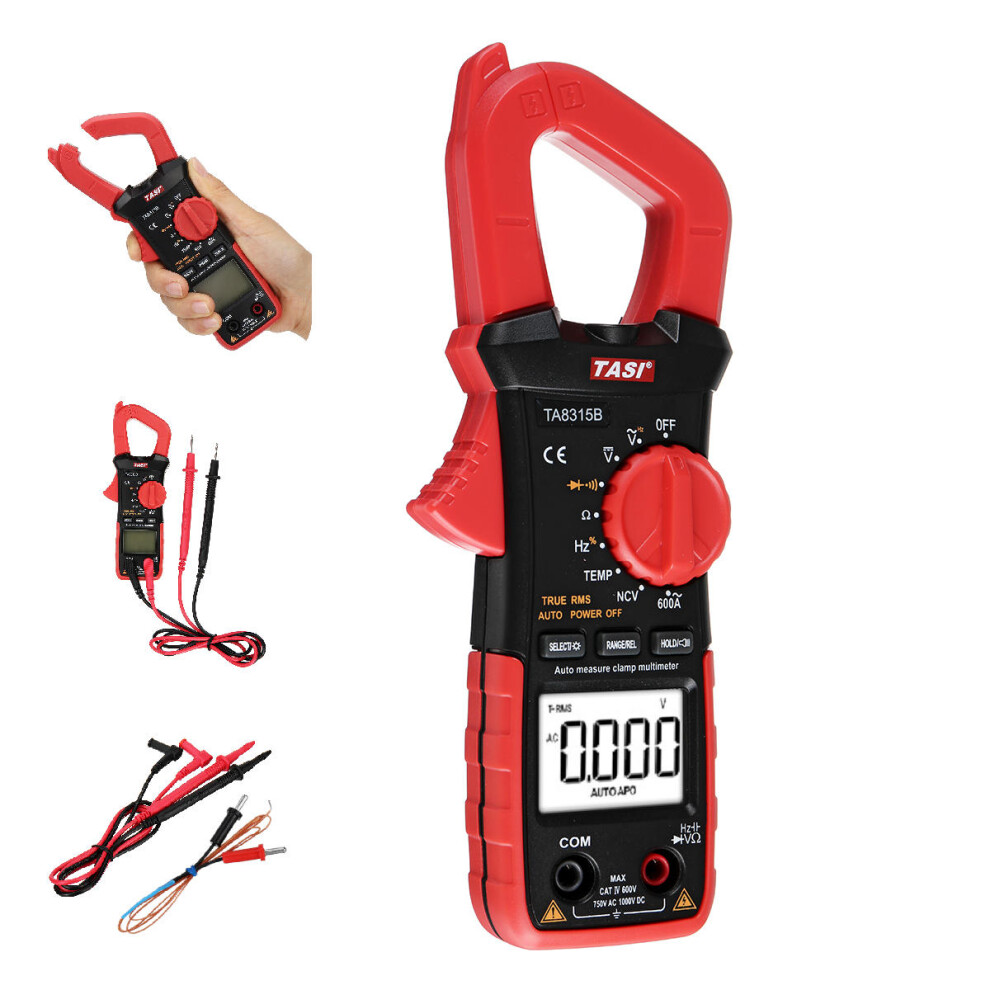 Clamp Meter Multimeter High Precision Digital Ammeter Table AC and DC Universal Automatic Multifunction