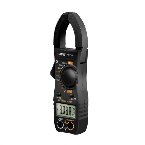 (Yellow) 1999 Counts Digital Clamp Meter AC Current Multimeter Diode Current Voltage Capacitance NCV Ohm Test Tool 1