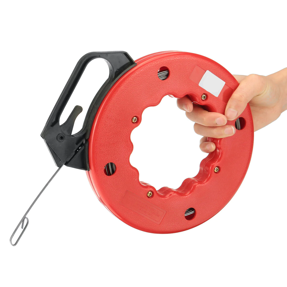 (20M) 5/15/20/25/30M Electrician Fish Tape Cable Wire Access Puller Conduit Drywall Threader