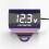 (Silver+Green) 12-150V LED Display Digital Voltmeter Voltage Gauge Panel Meter With Bracket For Motorcycle Scooter Car 11