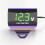 (Purple+White) 12-150V LED Display Digital Voltmeter Voltage Gauge Panel Meter With Bracket For Motorcycle Scooter Car 9