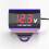 (Silver+White) 12-150V LED Display Digital Voltmeter Voltage Gauge Panel Meter With Bracket For Motorcycle Scooter Car 13