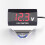 (Silver+Red) 12-150V LED Display Digital Voltmeter Voltage Gauge Panel Meter With Bracket For Motorcycle Scooter Car 1