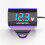 (Silver+Red) 12-150V LED Display Digital Voltmeter Voltage Gauge Panel Meter With Bracket For Motorcycle Scooter Car 7