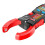 (Red) 6000 Counts Auto Range NCV Digital Clamp Meter DC/AC Voltage Current Resistance Frequency Capacitance Tester 5