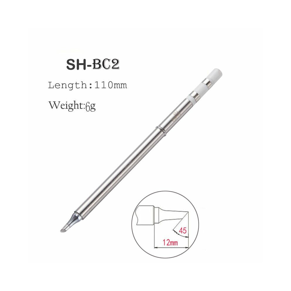 (Sh-Bc2) Replacement Solder Iron Tip Sh-B2 Sh-Bc2 Sh-C4 Sh-D24 Sh-I Sh-K Sh-Ku Sh-C1 Sh-Bc1 Sh-Ils Sh-J02 For Sh72 65W Electric Solder Iron 9495687802305