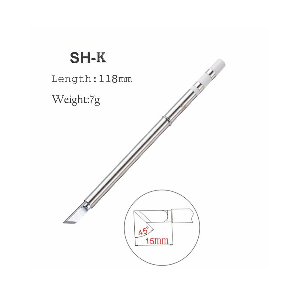 (Sh-K) Replacement Solder Iron Tip Sh-B2 Sh-Bc2 Sh-C4 Sh-D24 Sh-I Sh-K Sh-Ku Sh-C1 Sh-Bc1 Sh-Ils Sh-J02 For Sh72 65W Electric Solder Iron 9495687802343