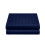 (Extra Deep Super King Fitted Sheet, Navy Blue Bed Sheet 40cm Stripe Pattern) 40cm Stripe Fitted Bed Sheets Single Double King 5