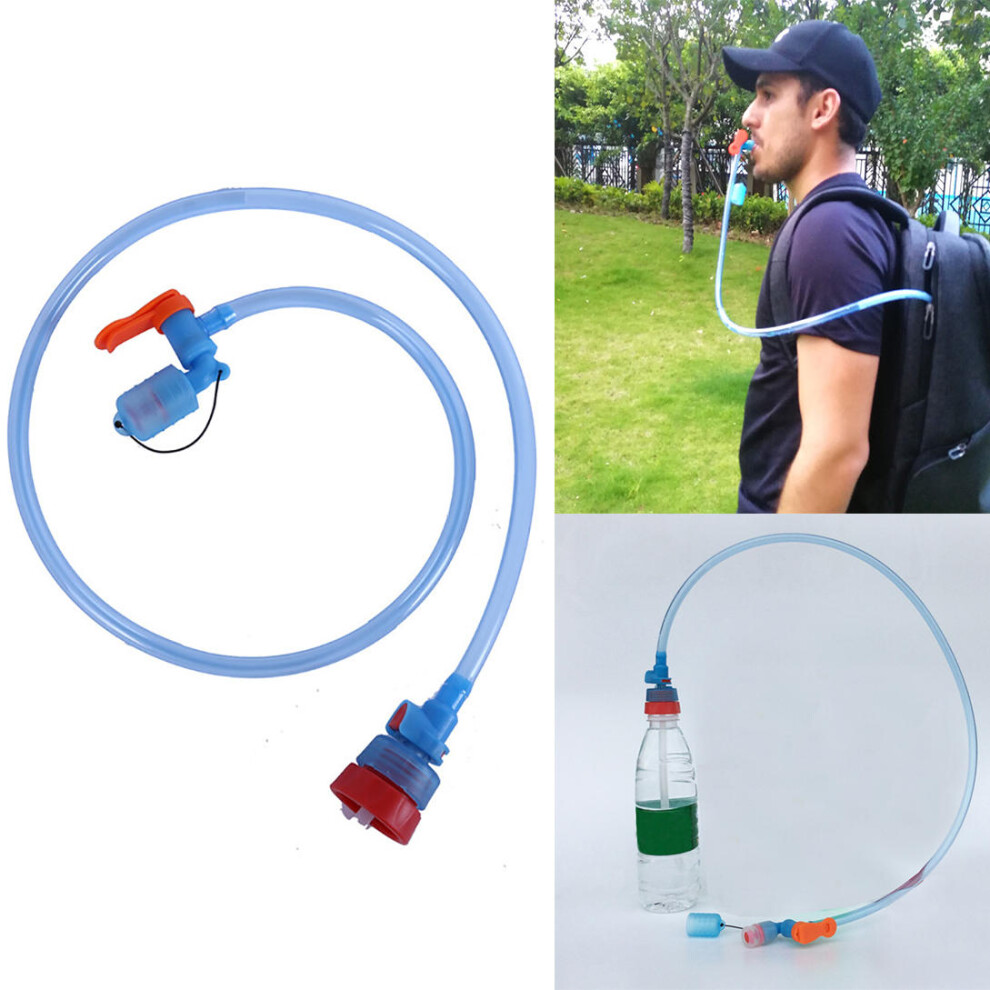 Outdoor Hydration Bag Bladder Water Tube Converter Drinking Straw Suction Nozzle Mouth Piece