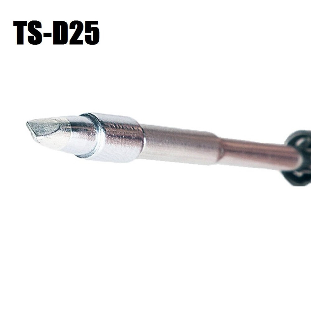 (TS-D25) MINI Original Replacement Solder Tip Soldering Iron Tips for TS80 TS80P Digital LCD Soldering Iron