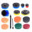 (Blue) 23pcs Cleaning Drill Brush Cleaner Combo Tool Kit Electric Drill Power Scrubber 1