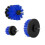 (Blue) 23pcs Cleaning Drill Brush Cleaner Combo Tool Kit Electric Drill Power Scrubber 7