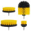 (Blue) 23pcs Cleaning Drill Brush Cleaner Combo Tool Kit Electric Drill Power Scrubber 8