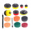(Blue) 23pcs Cleaning Drill Brush Cleaner Combo Tool Kit Electric Drill Power Scrubber 3