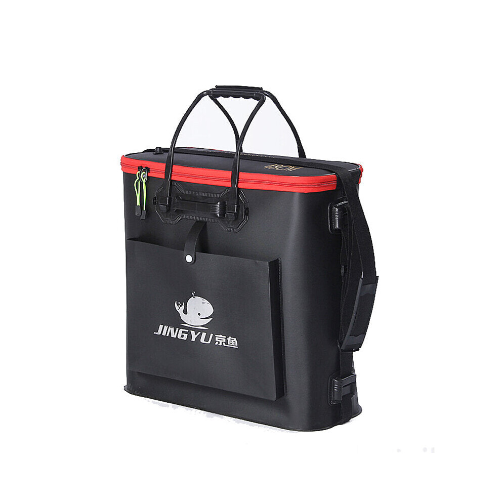 (Black, 1#) Portable Folding Fish Wear Bucket Outdoor EVA Fishing Tackle Boxes with Handle Fishing Bags Outdoor Fishing Water Tank-image-OPC-PFKBQP9-NEW
