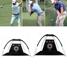 (2M) 2M/3M Golf Practice Net Training Driving Cage Outdoor Indoor Golf Hitting Net Trainer Aid With Cutting Hole