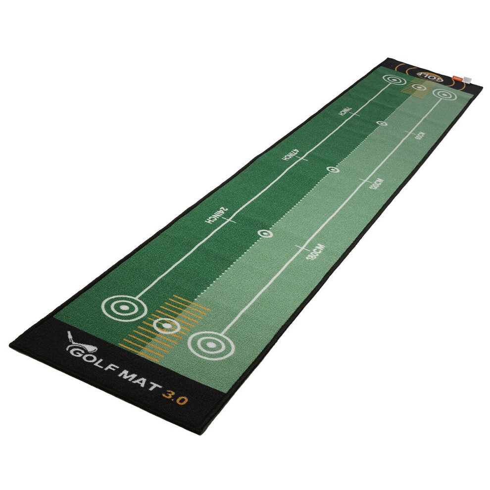 (#B) 50x30CM Golf Putting Mat Practice Carpet Practice Trainer Thickened Non-Slip Indoor Outdoor Park Golf