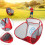 (Red) 500cm Golf Chipping Practice Net Oxford Cloth Target Net Golf Training 3