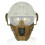 (Grey) Anti-shock Tactical Half Mask Suitable For AF Helmet Riding 6