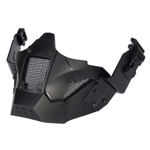 (Tan) Anti-shock Tactical Half Mask Suitable For AF Helmet Riding 1
