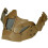 (Tan) Anti-shock Tactical Half Mask Suitable For AF Helmet Riding 3