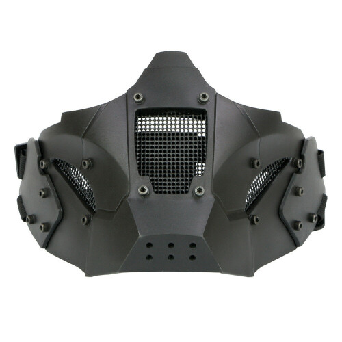 (Black) Anti-shock Tactical Half Mask Suitable For AF Helmet Riding