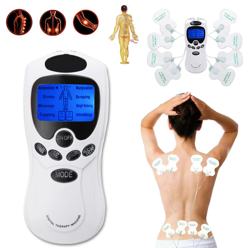 Greenzech Unit 8 Modes Meridian Physiotherapy Instrument Fitness Fatigue Muscle Relif Electric Pulse Massager