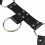 Black Leather Chest Strap Faux Leather Metal Ring Support Strap Back Binding Strap For Men 6