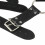 Black Leather Chest Strap Faux Leather Metal Ring Support Strap Back Binding Strap For Men 7