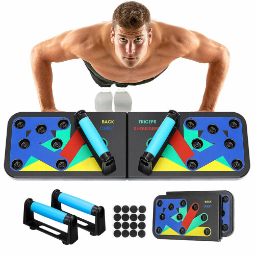 9-in-1 Push Up Board Multi-function Push Up Rack Core Strength Training Equipment Home Fitness 2