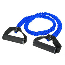 (Blue) 1 Pc 15/20/25/30/35lb Resistance Bands Exercise Training Yoga Fitness Workout Stretch Gym Home