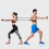 (Red) 25Ib Resistance Bands Home Multi-Function Leg Arm Expansion Strength Training Elastic Yoga Band 6