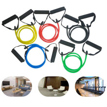 (Red) 25Ib Resistance Bands Home Multi-Function Leg Arm Expansion Strength Training Elastic Yoga Band