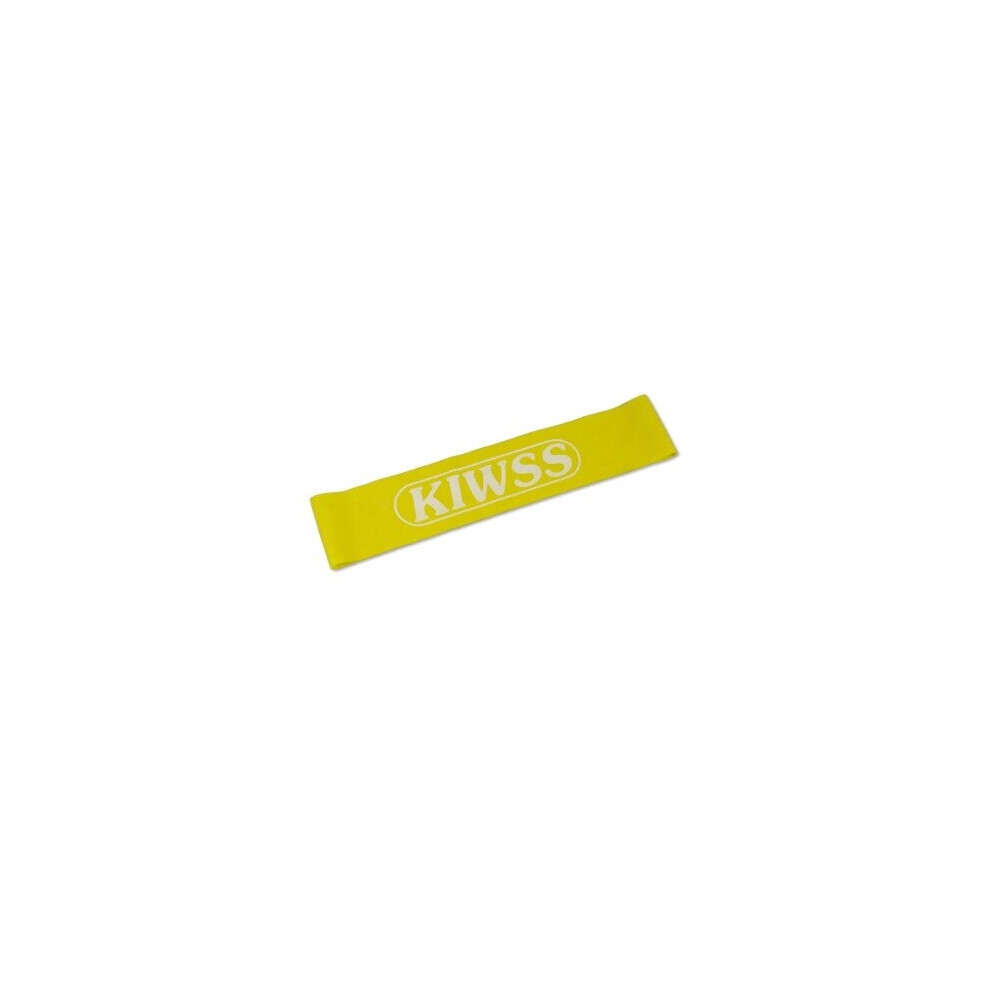 (Yellow) 25Ib Resistance Bands Home Multi-Function Leg Arm Expansion Strength Training Elastic Yoga Band