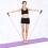 (Red) 25Ib Resistance Bands Home Multi-Function Leg Arm Expansion Strength Training Elastic Yoga Band 4