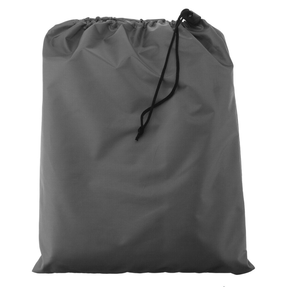 (61''-72'') 600D 3 Bow Bimini Top Replacement Canvas Cover with Boot without Frame Black